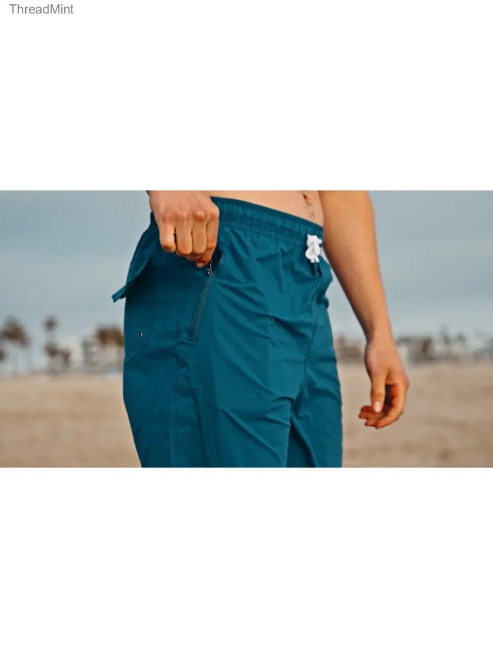 Men's Quick Dry Swim Trunks with Pockets